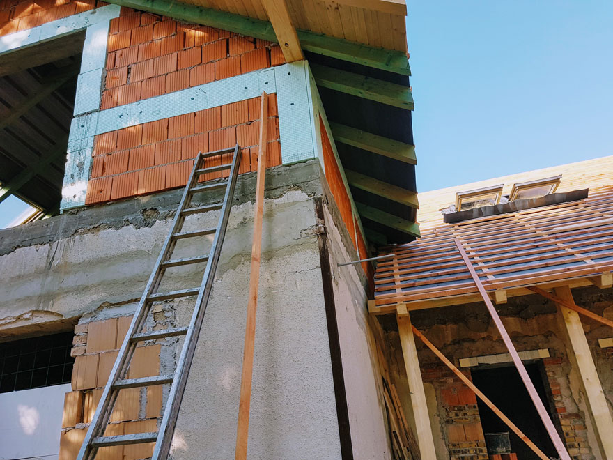 Loft building in family house